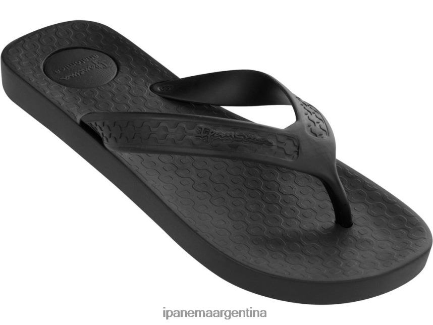 hombres negro Ipanema surf anatómico calzado 082D62501