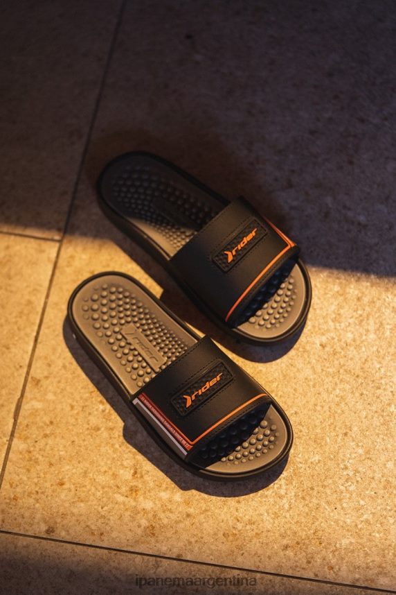 hombres negro Ipanema diapositiva de la bomba calzado 082D62488