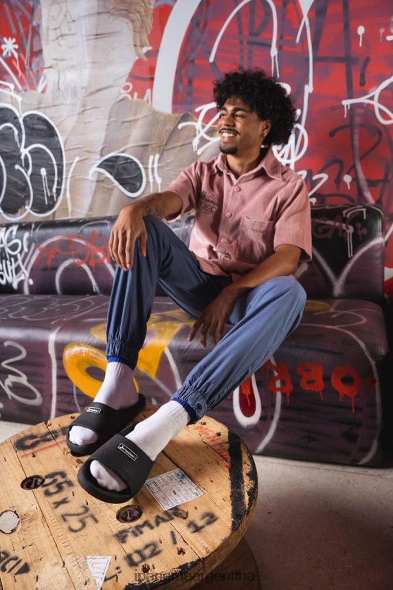 hombres negro Ipanema tobogán de goteo calzado 082D62486