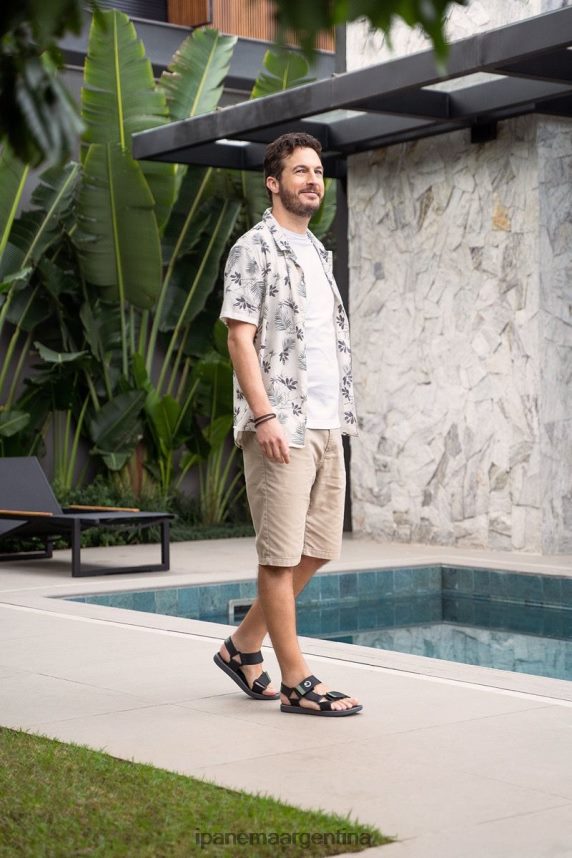 hombres negro Ipanema sandalia ilhéus calzado 082D62471