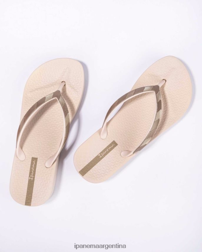 mujer Marfil Ipanema cuña de malla tex calzado 082D62205