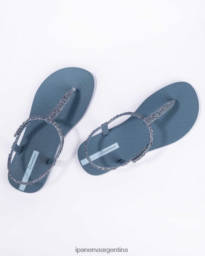 mujer azul Ipanema sandalia clase brillo calzado 082D62115