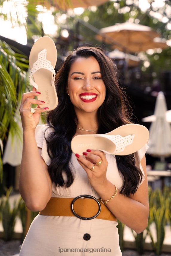 mujer blanco Ipanema tanga bohemia calzado 082D62140