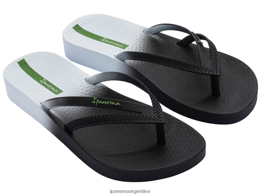 mujer blanco negro brillante Ipanema bossa suave calzado 082D6210