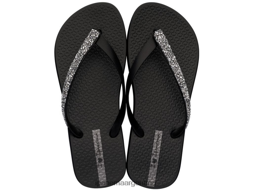 mujer cristal negro Ipanema especial glamour calzado 082D62304