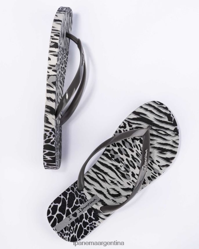 mujer gris Ipanema animal calzado 082D62129