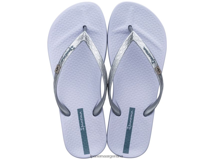 mujer lila plateada Ipanema brasil anatómico calzado 082D6238