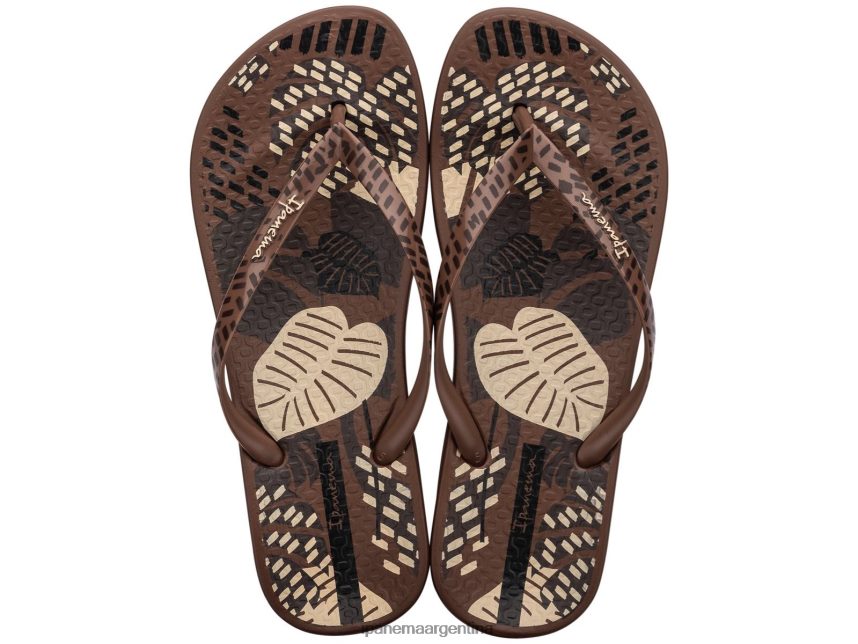 mujer marrón Ipanema arte de la naturaleza anatómica calzado 082D6266