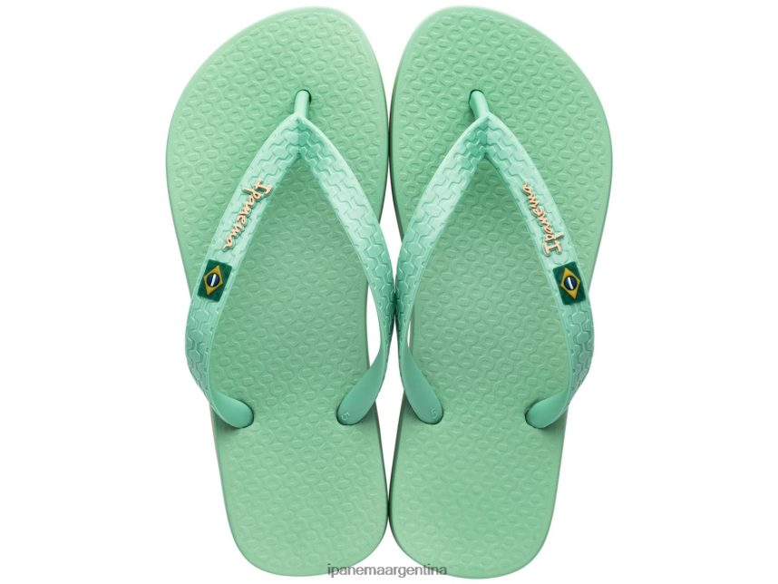 mujer menta Ipanema bandera clásica de brasil calzado 082D623