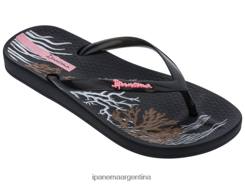 mujer negro Ipanema arrecife anatómico calzado 082D62150