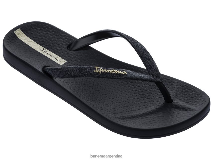 mujer negro Ipanema brillo anatómico lolita calzado 082D6273