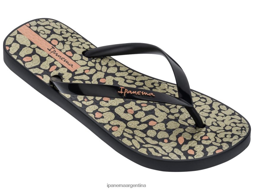 mujer negro Ipanema estampado de animales 23 calzado 082D62297