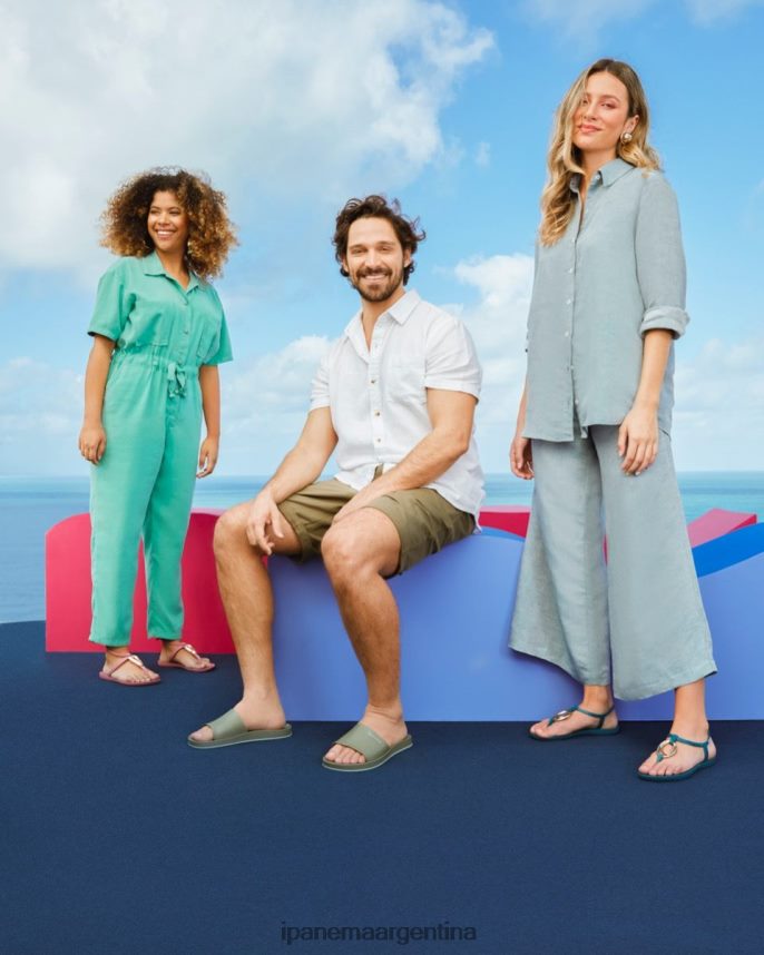 mujer negro Ipanema lazo para sandalia con dije calzado 082D6245