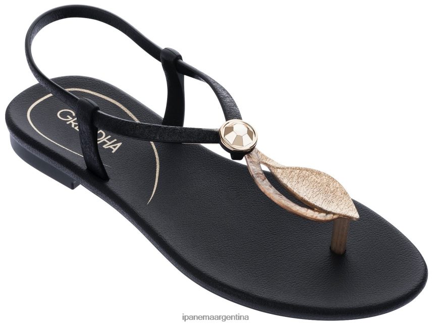 mujer negro Ipanema sandalia marajó calzado 082D62280