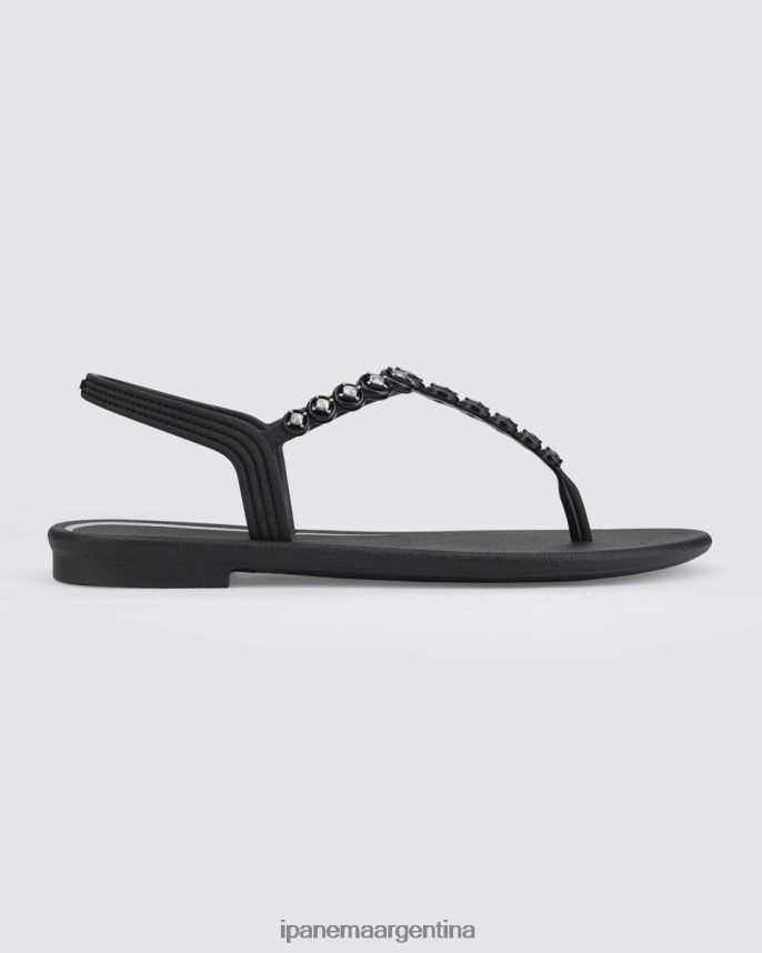 mujer negro Ipanema sandalia preciosa calzado 082D62134