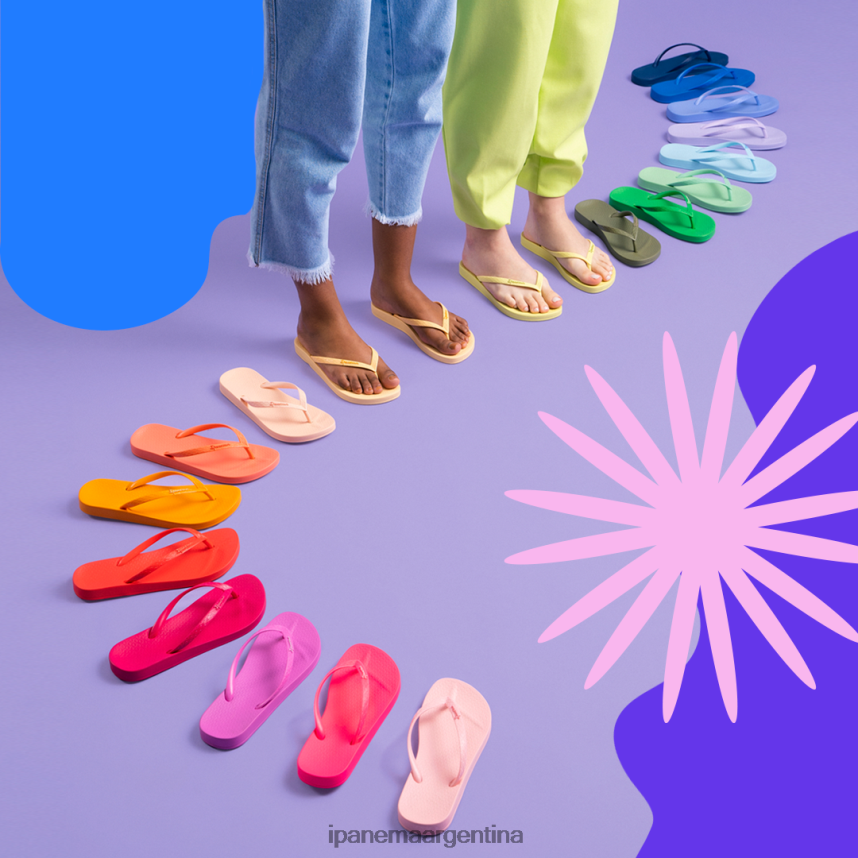 mujer púrpura Ipanema colores anatómicos calzado 082D6214