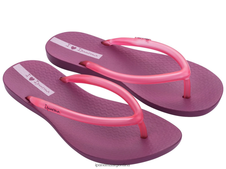 mujer rosa Ipanema burbuja de onda calzado 082D62226
