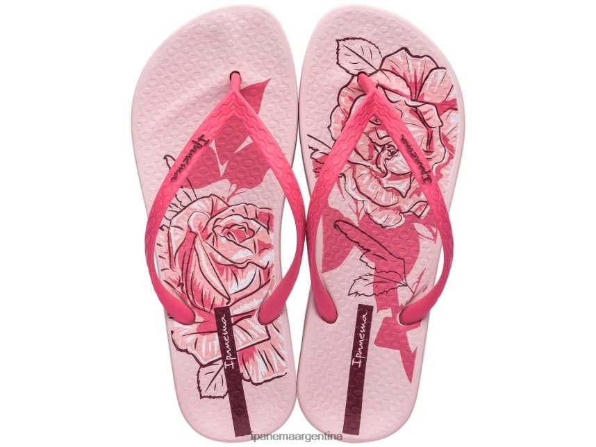 mujer rosa Ipanema flor anatómica calzado 082D6230