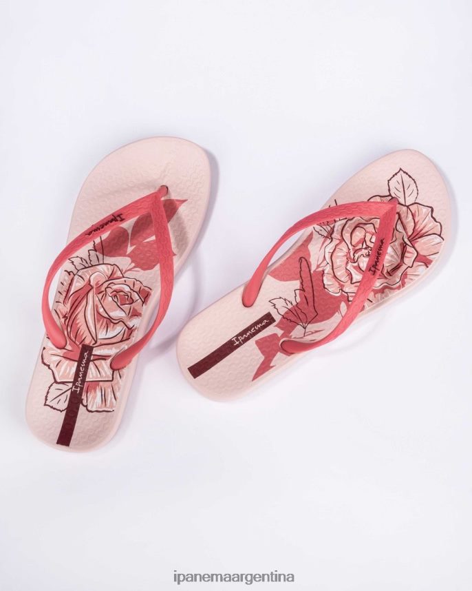 mujer rosa Ipanema flor anatómica calzado 082D6230