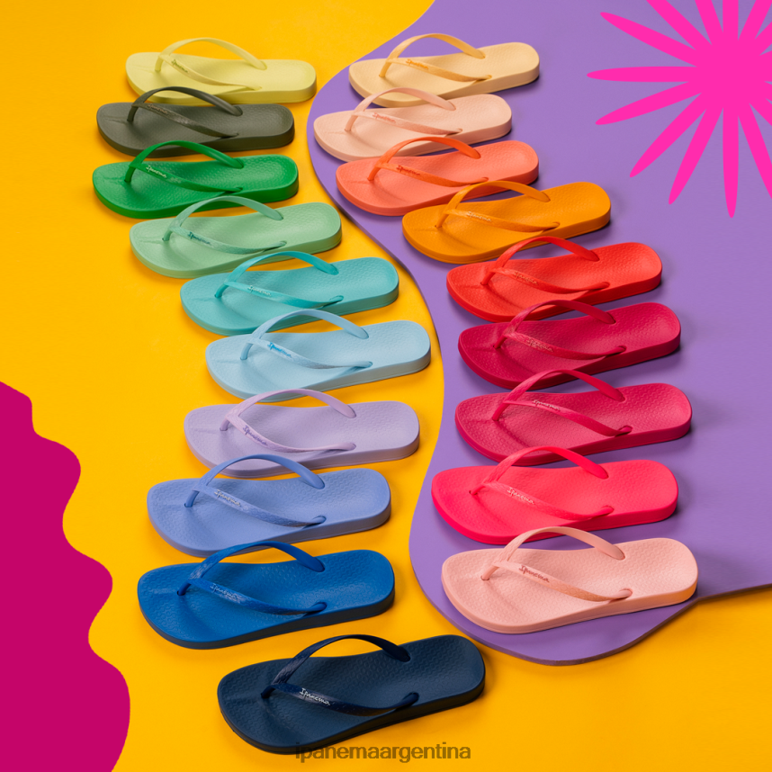 mujer verde brillante Ipanema colores anatómicos calzado 082D6226