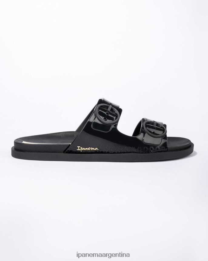 mujer negro Ipanema seguir diapositiva calzado 082D6290