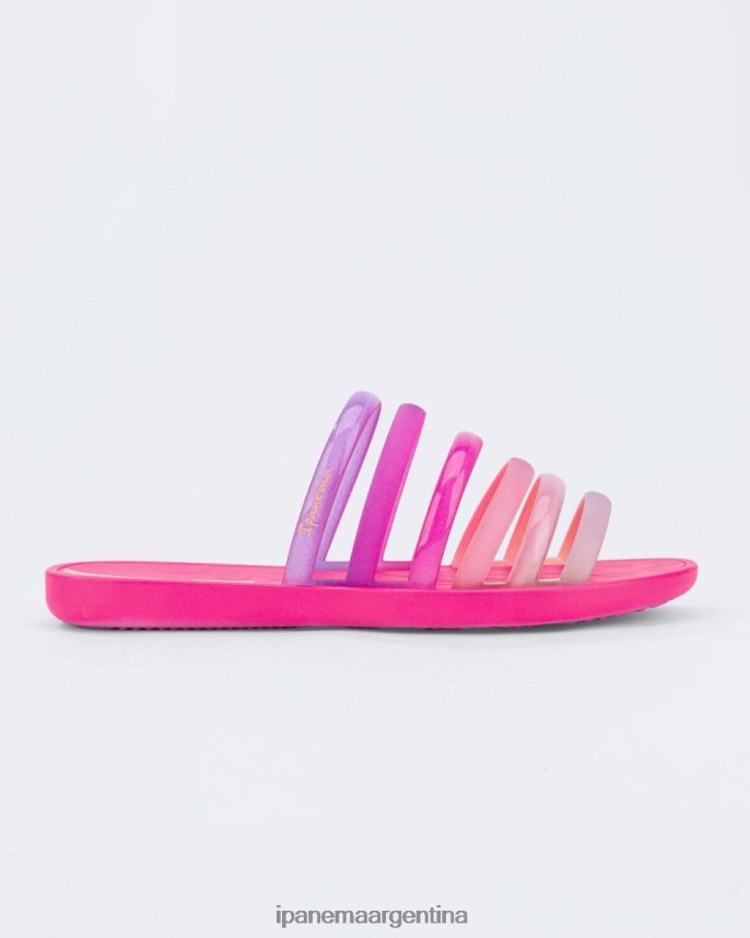 mujer rosa Ipanema tobogán arcoiris calzado 082D6289