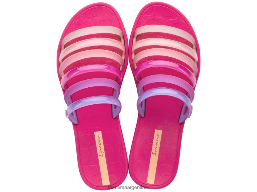 mujer rosa Ipanema tobogán arcoiris calzado 082D6289