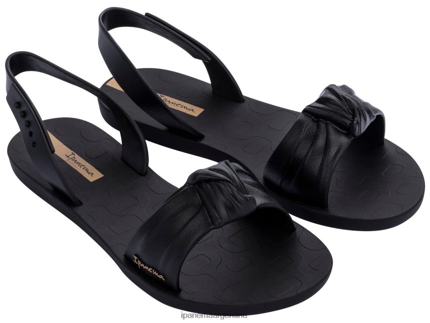 mujer negro Ipanema ir sandalia faja calzado 082D62175