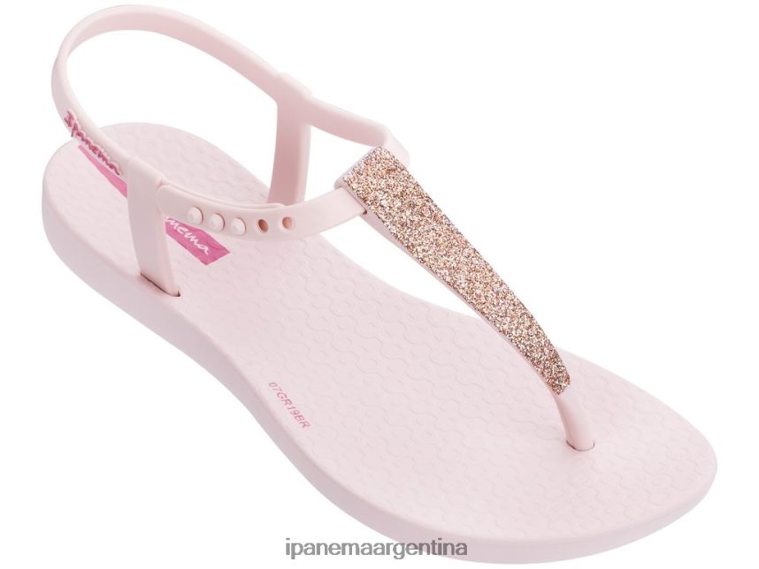niños Bebé rosa Ipanema sandalia con purpurina y dije k 23 calzado 082D62397